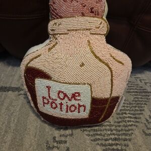Beaded Love Potion Pillow